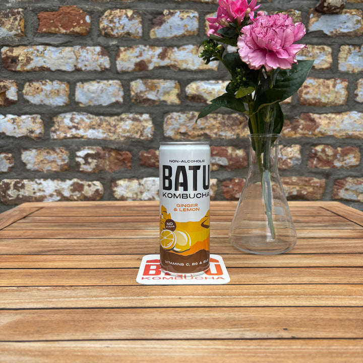 BATU Kombucha Ginger & Lemon - Blik