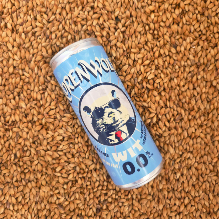 Korenwolf Wit 0.0% - BLIK