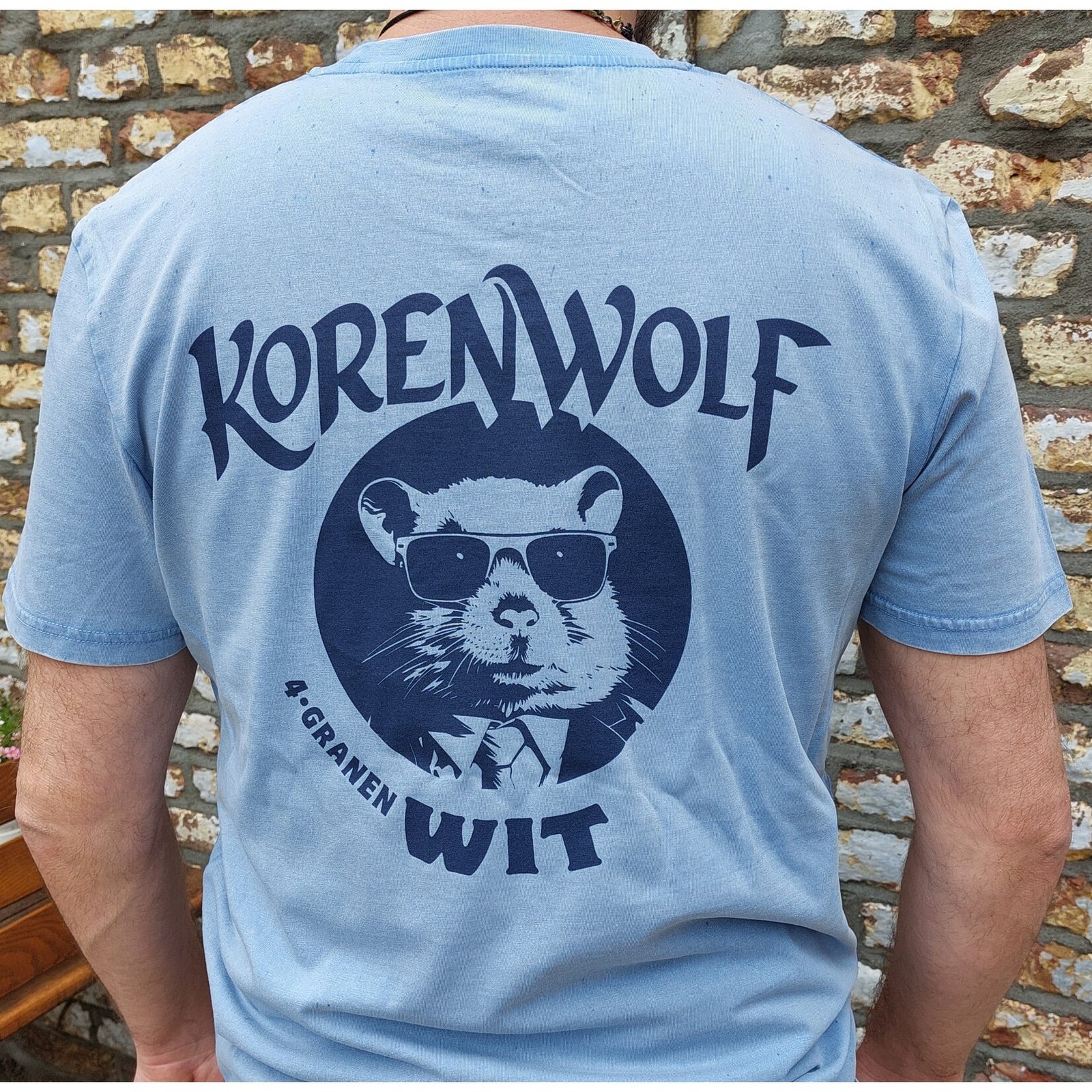 Korenwolf T-shirt - Vintage Blue